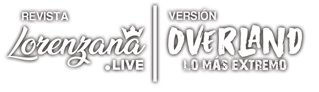 Logo Lorenzana.Live versión Overland Lo Más Extremo